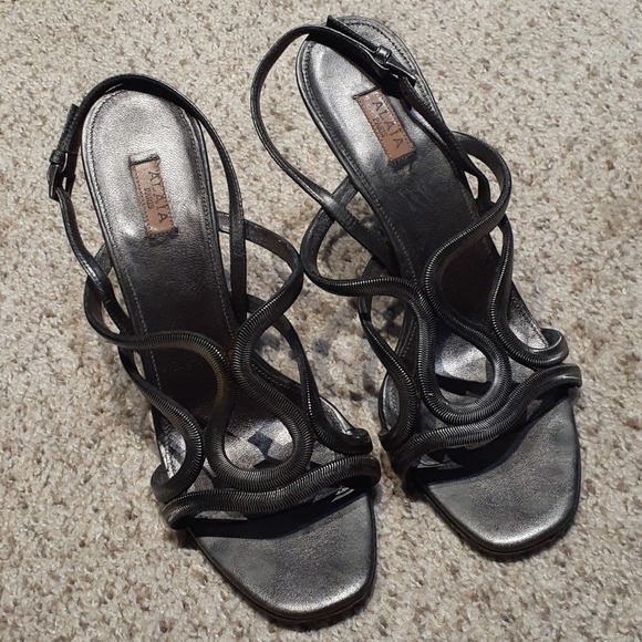 🎉 POSH SALE ~ ALAIA Paris RARE sz 38 sandal heels - Picture 1 of 5